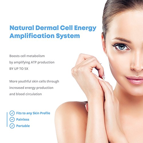 NuDerma Portable Handheld High Frequency Skin Therapy Wand Machine w/Neon – Anti-Aging - Skin Tightening - Wrinkle Reducing - Dark Circles – Blemish Control - Hair & Scalp Stimulator
